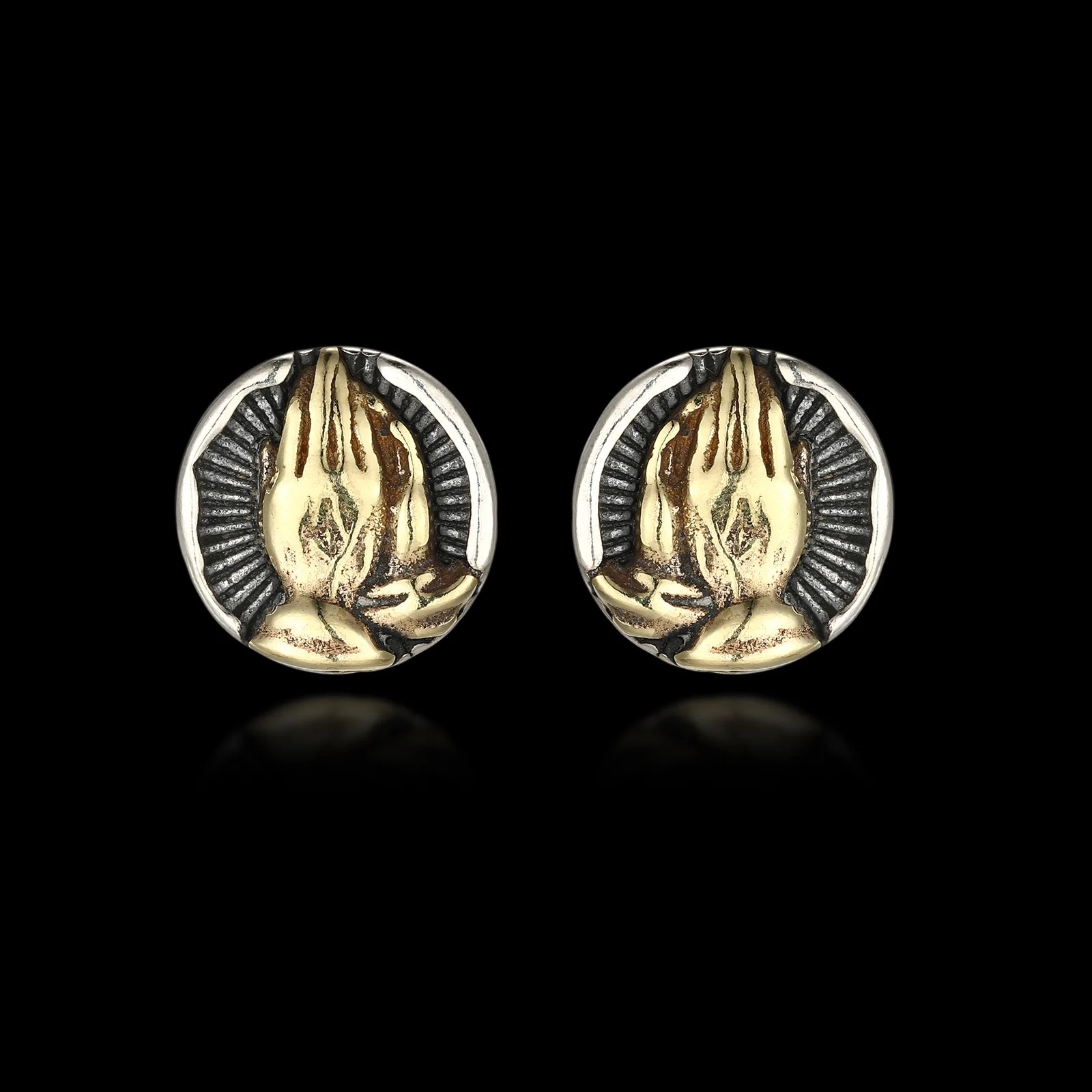 AMEN STUDS. - 925 STERLING SILVER - Image 3