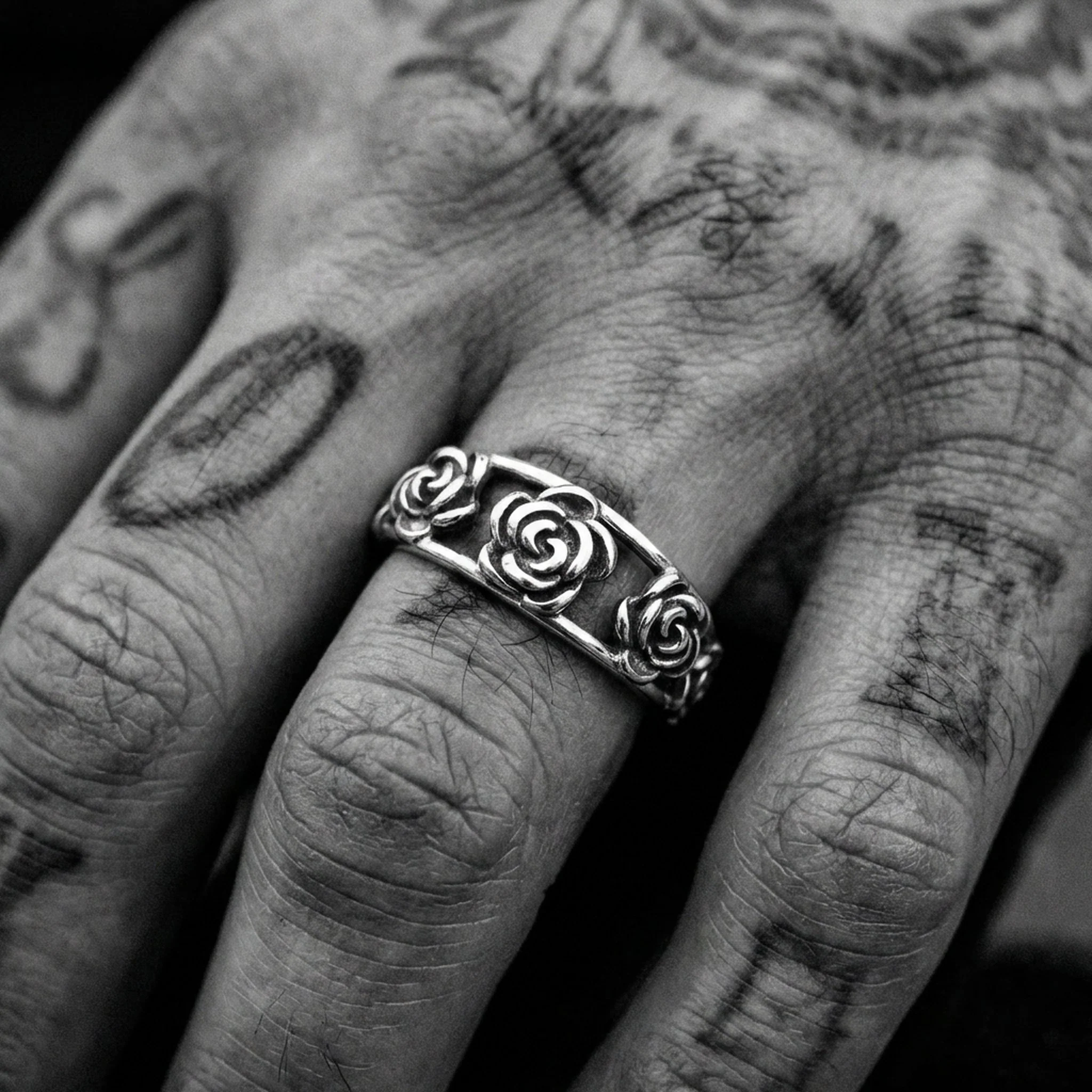 GRAVEFLOWERS. - 925 STERLING SILVER - Image 2