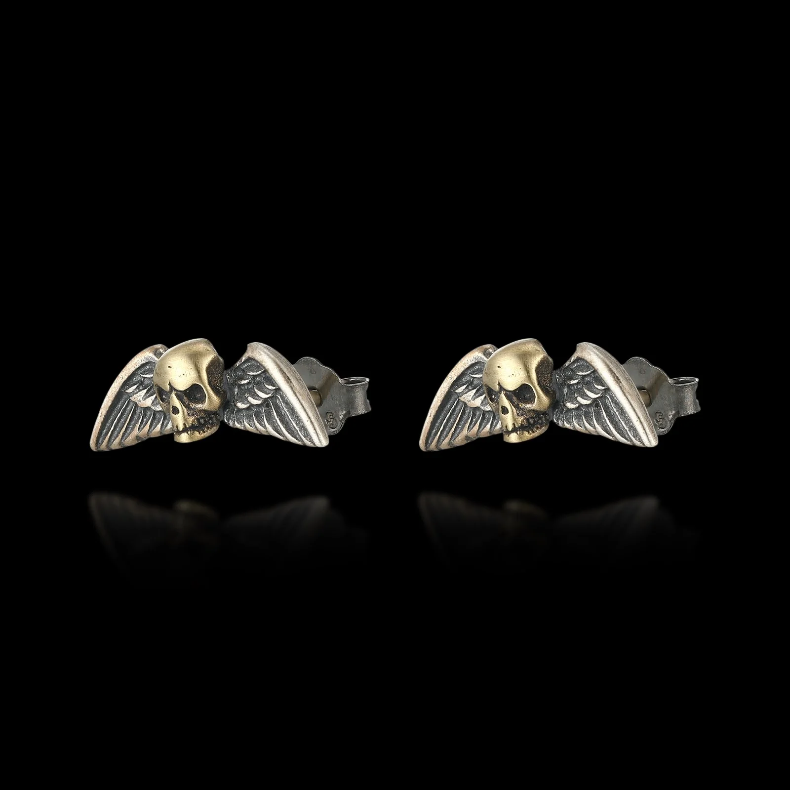 HELLBOUND STUDS. - 925 STERLING SILVER