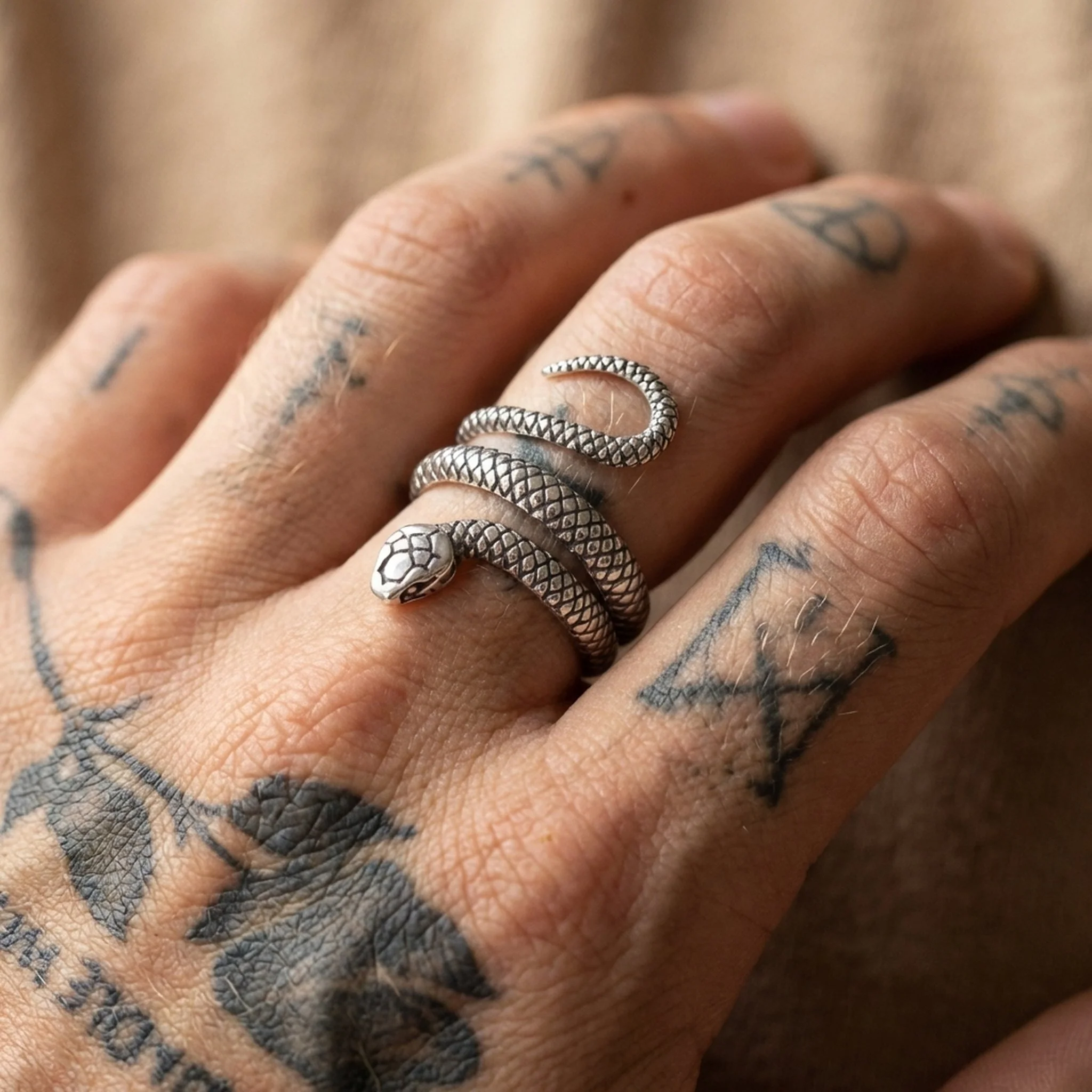 SERPENT - 925 STERLING SILVER - Image 4