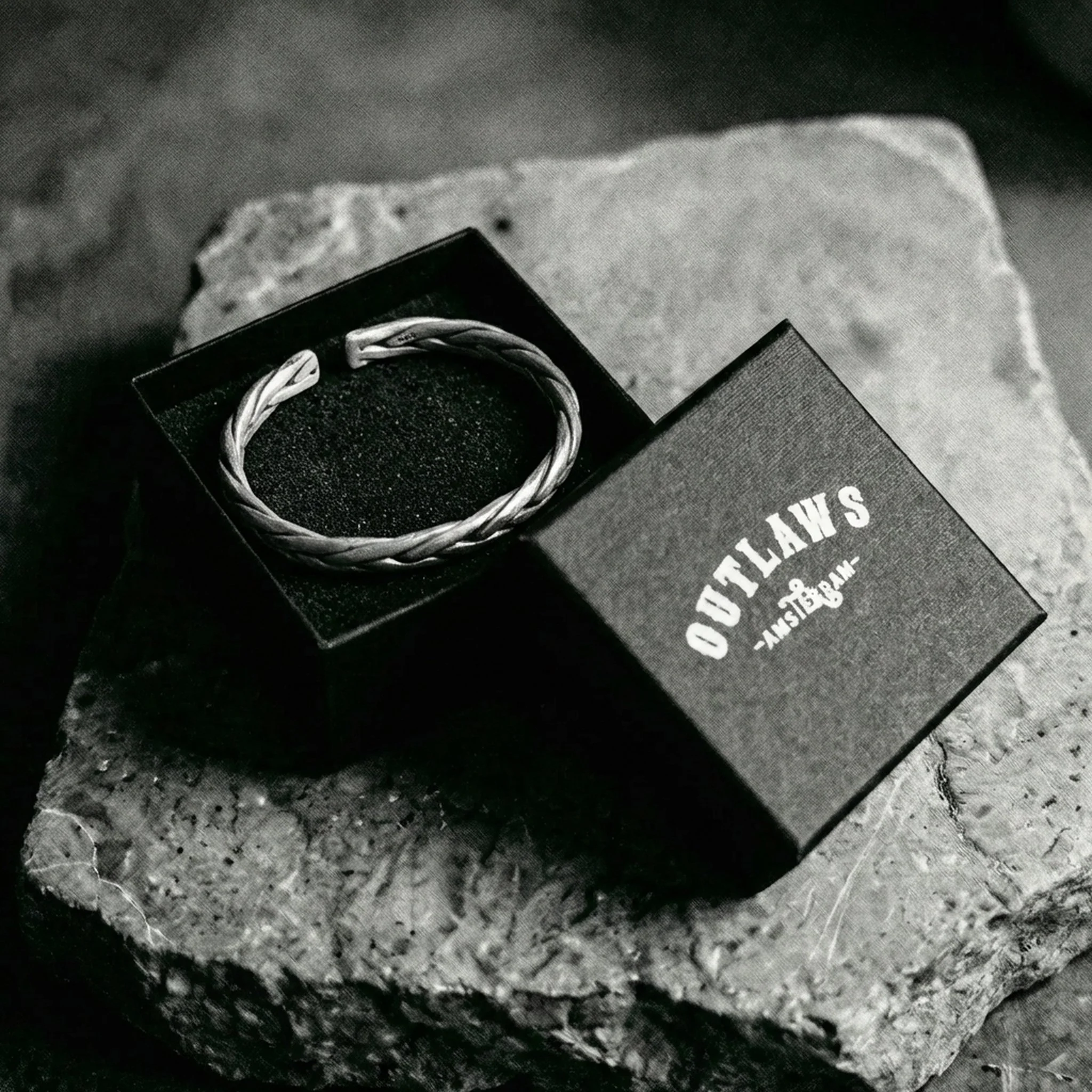 THE WOVEN BANGLE. - 925 STERLING SILVER - Image 3